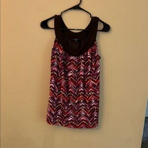 AGB Multicolor Chevron Tank Top